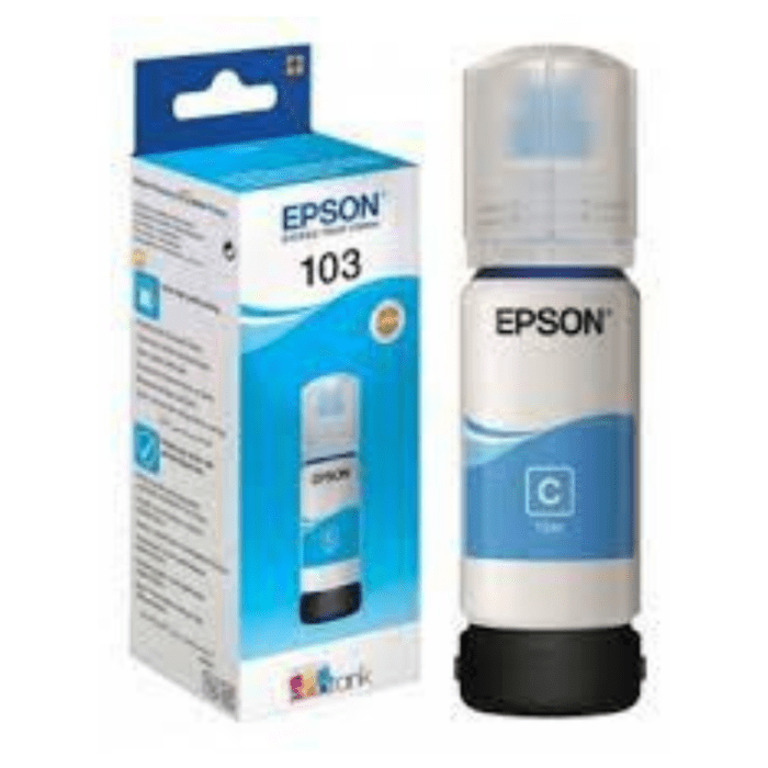 103 EcoTank Cyan Ink Bottle 65ml