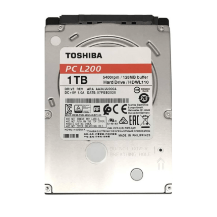 1TB laptop Harddisk Toshiba