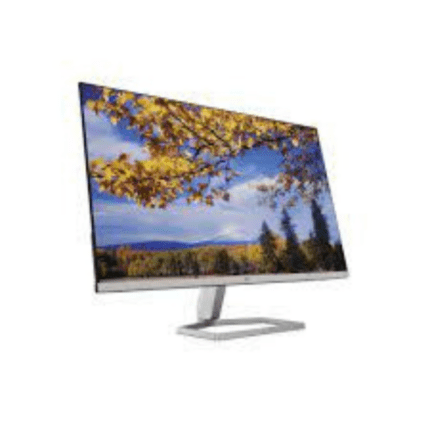 The HP M24f is a 24-inch monitor designed for various computing needs, including office work, multimedia consumption, and light gaming. Here's a description of its key features: Display Size and Resolution: The monitor features a 24-inch display, offering a comfortable viewing experience for productivity tasks and entertainment. It likely supports a Full HD (1920 x 1080 pixels) resolution, providing crisp and detailed imagery. Panel Technology: It likely utilizes an IPS (In-Plane Switching) panel, known for its wide viewing angles and accurate color reproduction. This makes it suitable for tasks that require color accuracy, such as graphic design or photo editing. Refresh Rate: The monitor may feature a standard refresh rate of 60Hz, sufficient for everyday use and casual gaming. Response Time: It likely offers a response time of around 5ms or lower, ensuring smooth motion and reducing motion blur, which can be beneficial for gaming and fast-paced content. Connectivity: The HP M24f monitor is expected to offer various connectivity options, including HDMI and possibly VGA or DisplayPort inputs, allowing users to connect to multiple devices such as laptops, desktops, and gaming consoles. Design: The monitor likely features a slim and modern design with thin bezels, providing an immersive viewing experience and making it suitable for multi-monitor setups. Adjustability: It may offer basic ergonomic adjustments such as tilt adjustment, allowing users to customize the viewing angle for optimal comfort. Color Accuracy: With its IPS panel, the monitor is expected to deliver accurate and vibrant colors, making it suitable for tasks that require color precision. Eye Comfort Features: It may include features such as Low Blue Light mode and Flicker-Free technology to reduce eye strain during extended use. Energy Efficiency: The monitor likely complies with energy efficiency standards such as ENERGY STAR, helping to reduce power consumption and environmental impact. Overall, the HP M24f monitor offers a balance of performance, features, and affordability, making it a versatile choice for a wide range of users, from professionals to casual users, seeking a reliable display for their computing needs.