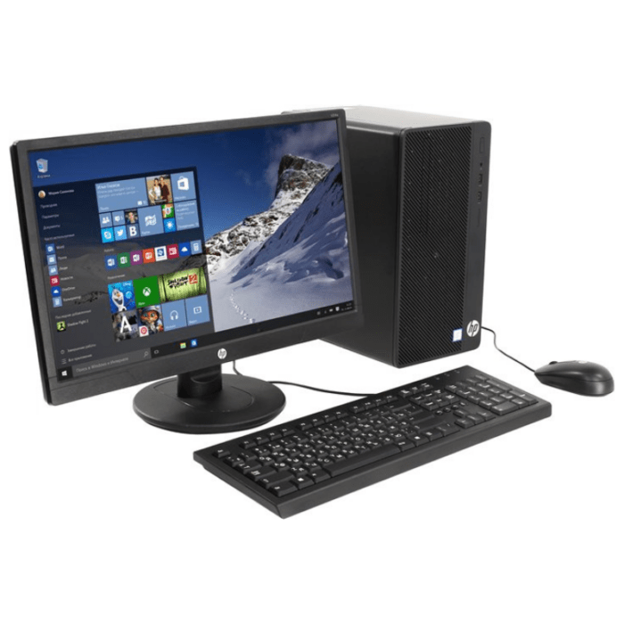 Hp 290 G4 Core i5(10400) 4GB/1TB/Dos/ 21.5" Desktop